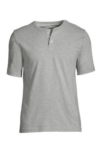 【ランズエンド LANDS' END】メンズ・スーパーT/ヘンリー/半袖 ランズエンド