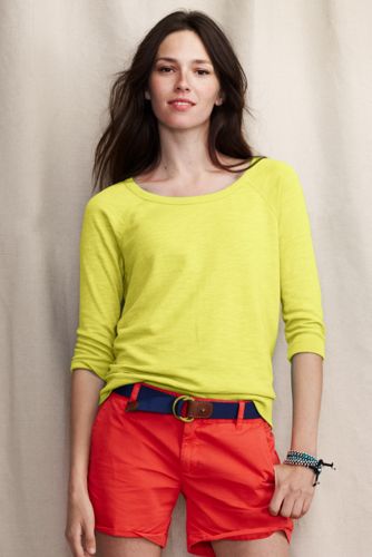 Women's French Terry Open Crewneck