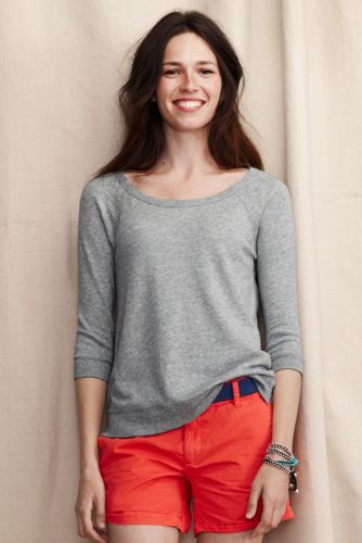 Women's French Terry Open Crewneck