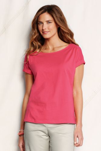 Women's Lightweight Jersey Boat Neck Tee