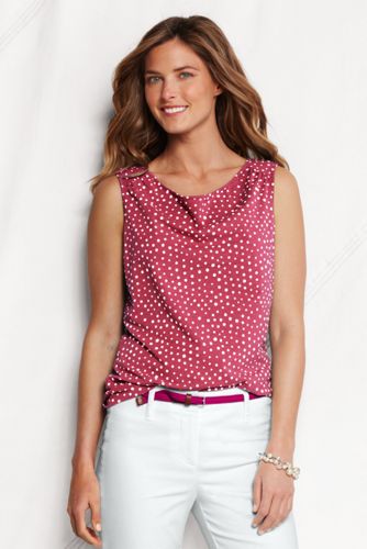 Women's Lightweight Cotton Modal Print Shell