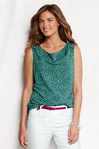 Women's Lightweight Cotton Modal Print Shell