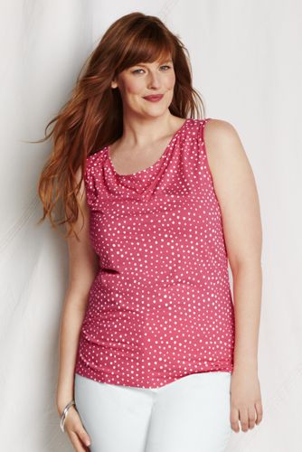 Women's Lightweight Cotton Modal Print Shell