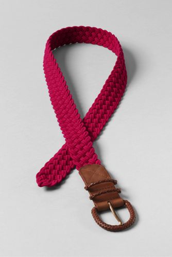Women's Braided Stretch Dress Belt