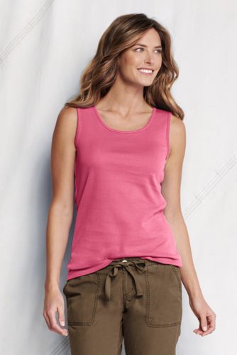 Women's Cotton Interlock Basic Tank Top