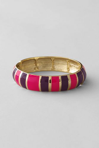 Women's Stretch Enamel Colorblock Bangle