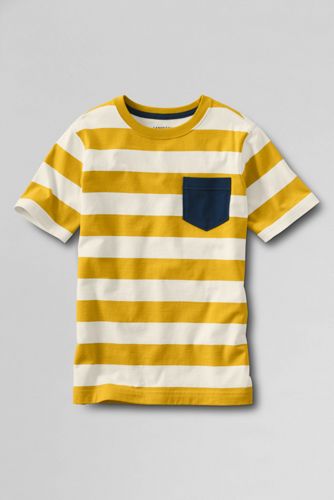 Boys' Short Sleeve Stripe Super Super-T