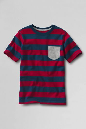 Boys' Short Sleeve Stripe Super Super-T