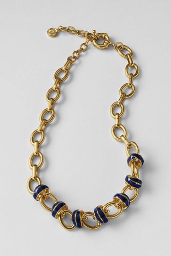 Women's Enamel Knot Chain Necklace