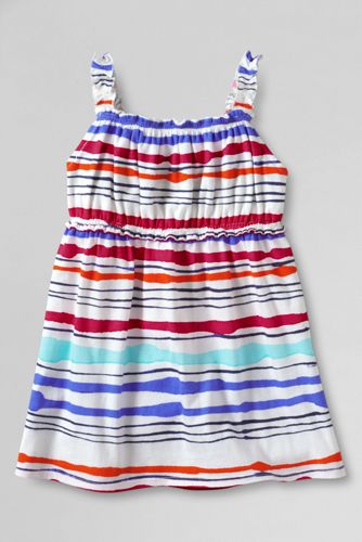 Girls' Gathered Bodice Pattern Tank Top