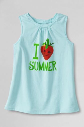 Girls' Scented Love Summer Graphic Twisted Tank Top