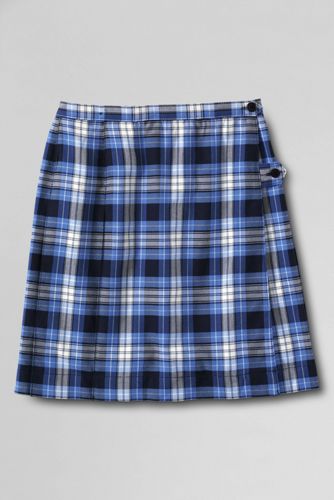 School Uniform Girls' Plaid Kilt (Below The Knee)