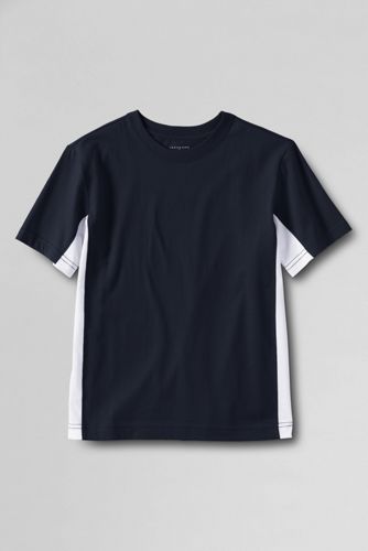School Uniform Boys' Short Sleeve Colorblock Essential T-shirt