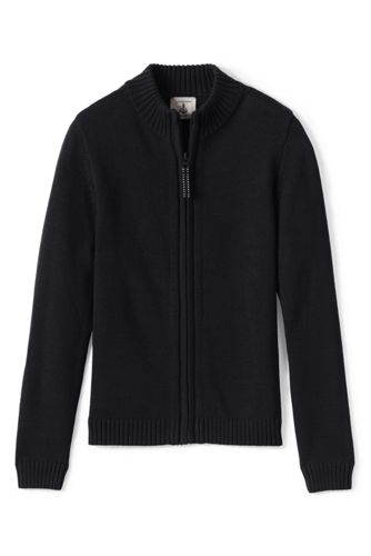 School Uniform Girls' Zip-front Drifter Cardigan