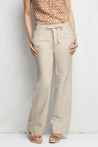 Women's Linen Cotton Wide Leg Pants