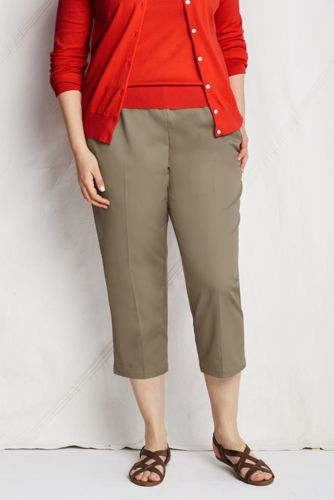 Women's Fit 3 7-Day Elastic-waist Crop Pants