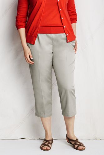 Women's Fit 3 7-Day Elastic-waist Crop Pants