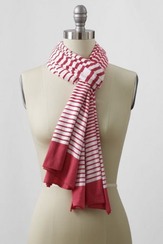 Women's Varigated Knit Stripe Scarf