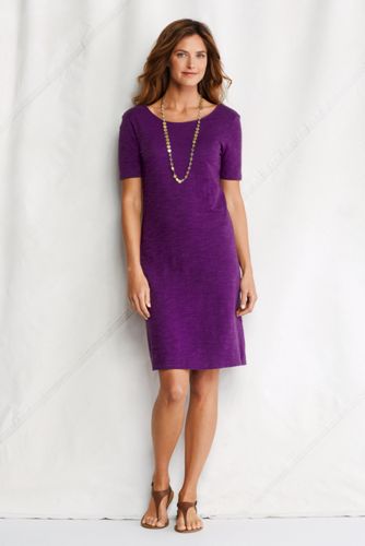 Women's Slub French Terry T-shirt Dress