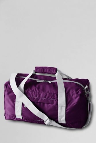 School Uniform Medium Solid Packable Duffel Bag
