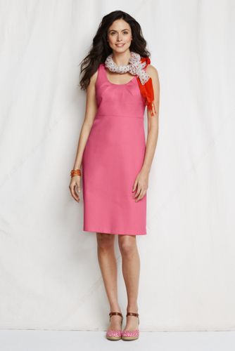 Women's Stretch Pique Empire Dress