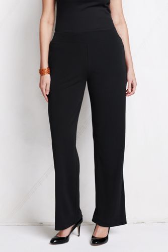 Women's Plus Size Matte Jersey Wide Leg Pants