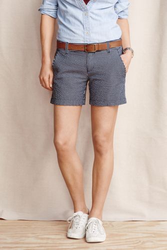Women's Seersucker Shorts