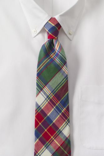 Men's Summer Madras Necktie