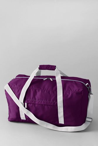 Large Solid Packable Duffel Bag