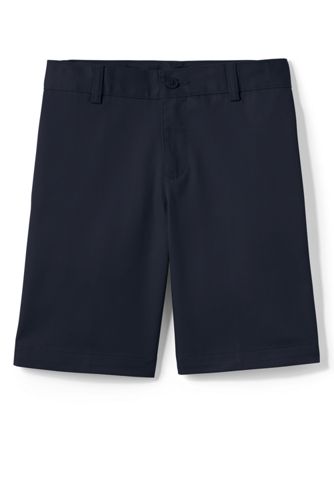 Schoool Unifrom Boys' Plain Front Blend Chino Shorts