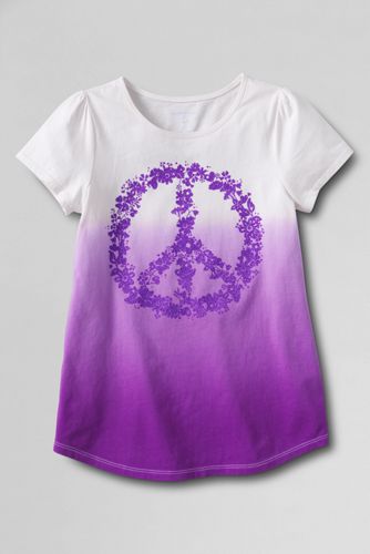 Girls' Peace Graphic T-shirt