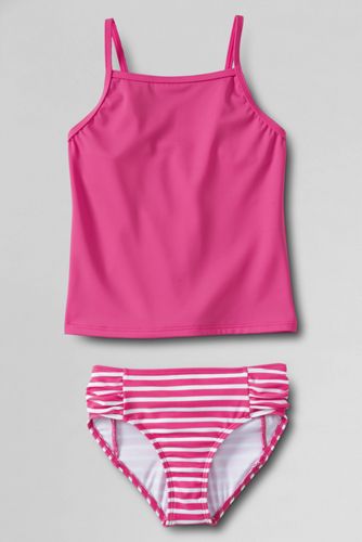 Girls' Stripe Tankini Bottom Set