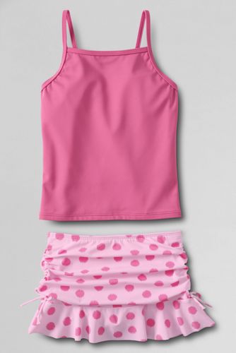 Girls' Large Dot Swim Mini Set