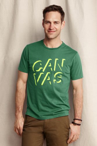 Men's Canvas Logo Graphic Tee