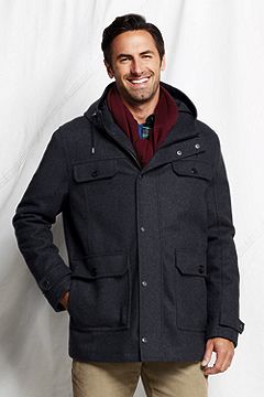 Stylish Wool Parka 436139