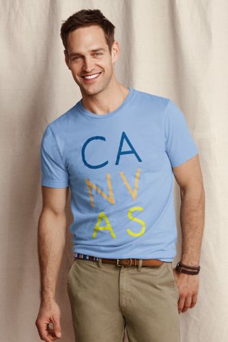 Men's Stacked Logo Graphic Tee