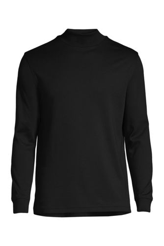 【ランズエンド LANDS' END】スーピマ・インターロック／ハイネック／長袖