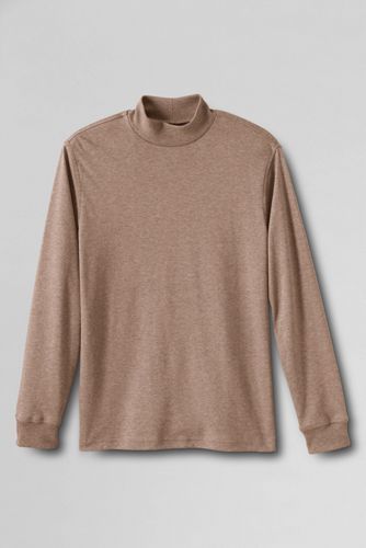 【ランズエンド LANDS' END】スーピマ・インターロック／ハイネック／長袖