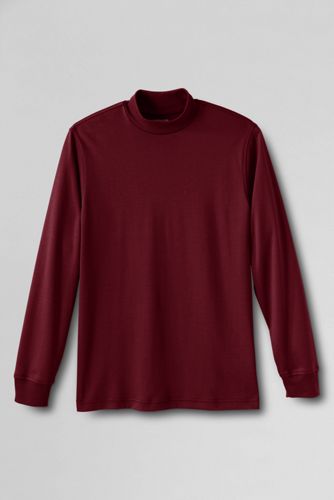 【ランズエンド LANDS' END】スーピマ・インターロック/ハイネック/長袖 ランズエンド