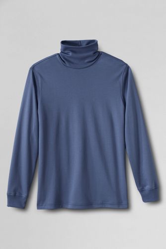 【ランズエンド LANDS' END】スーピマ・インターロック/タートルネック/長袖 ランズエンド