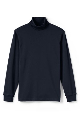 【ランズエンド LANDS' END】スーピマ・インターロック/タートルネック/長袖 ランズエンド