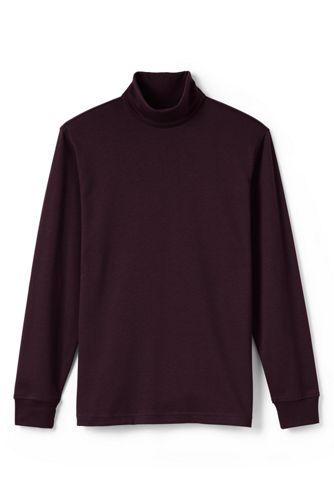 【ランズエンド LANDS' END】スーピマ・インターロック/タートルネック/長袖 ランズエンド
