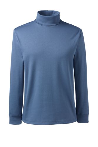 【ランズエンド LANDS' END】スーピマ・インターロック/タートルネック/長袖 ランズエンド