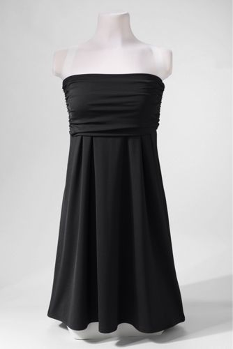 Women's Solid Convertible Swim Cover-up Dress to Skirt