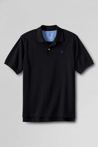 Men's Sporty Short Sleeve Logo Piqu&eacute; Polo