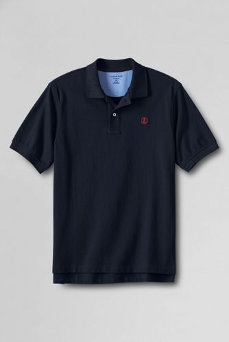 Men's Short Sleeve Lighthouse Banded Mesh Polo Shirt