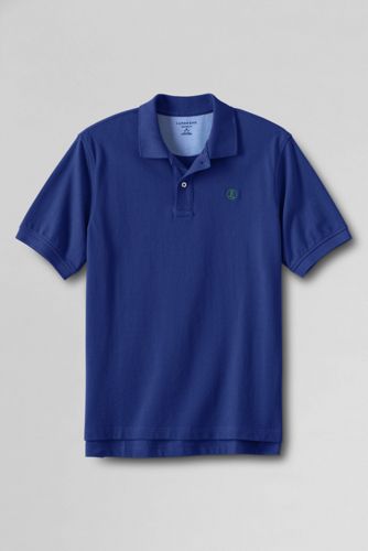 Men's Sporty Short Sleeve Logo Piqu&eacute; Polo