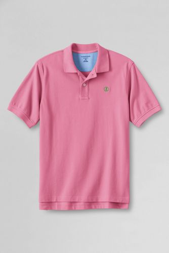 Men's Sporty Short Sleeve Logo Piqu&eacute; Polo