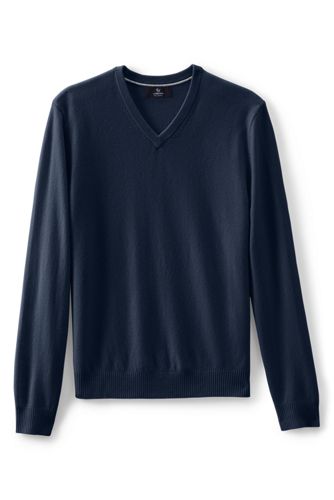 【ランズエンド LANDS' END】メンズ・ランズエンド・カシミヤ/Vネック/長袖 ランズエンド