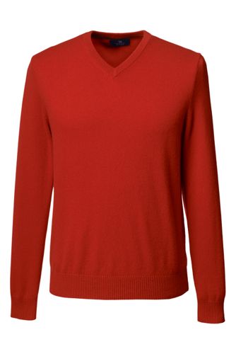 【ランズエンド LANDS' END】メンズ・ランズエンド・カシミヤ/Vネック/長袖 ランズエンド